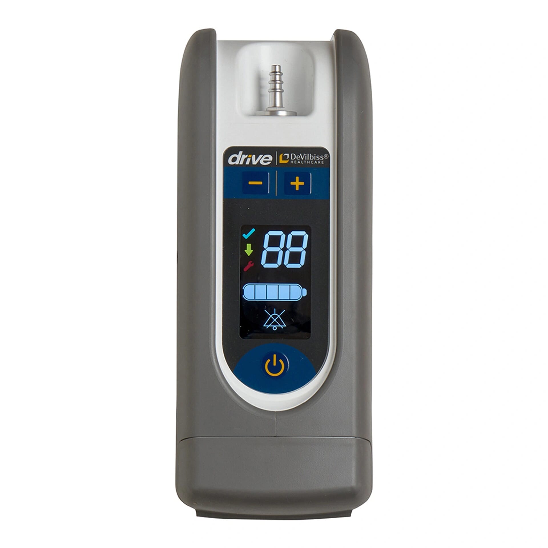 igo2 smartdose oxygen concentrator showing screen