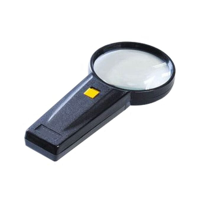 illuminated magnifying glass