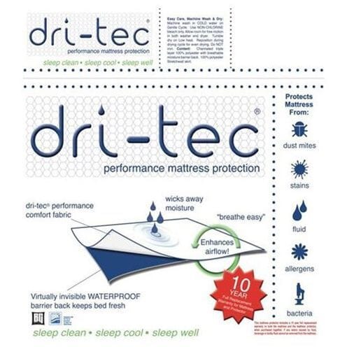 View Dri Tech 100 Bedding Protection Dri Tech 100 Bedding Protection Pillow Case Pack of 2 20x29 information
