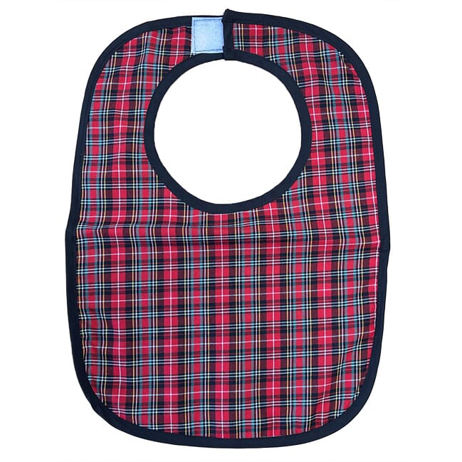 Tartan Bibs, Small - 3 Pack