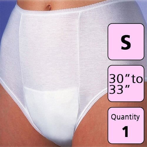 incontinence pouch pants small