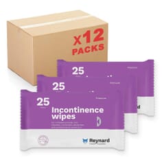 Incontinence Wipes - Case of 12 Packs