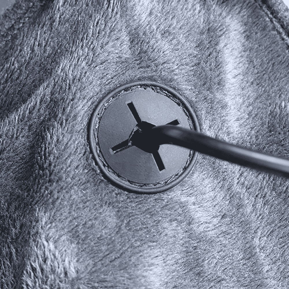 infrared heated lap blanket power cable