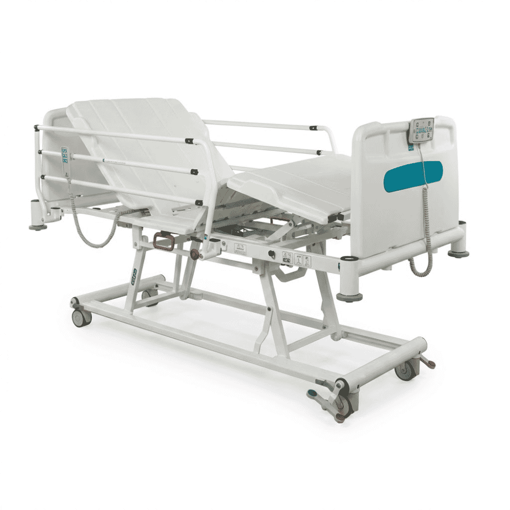 innov8 low bed with standard cantilever side rails raised