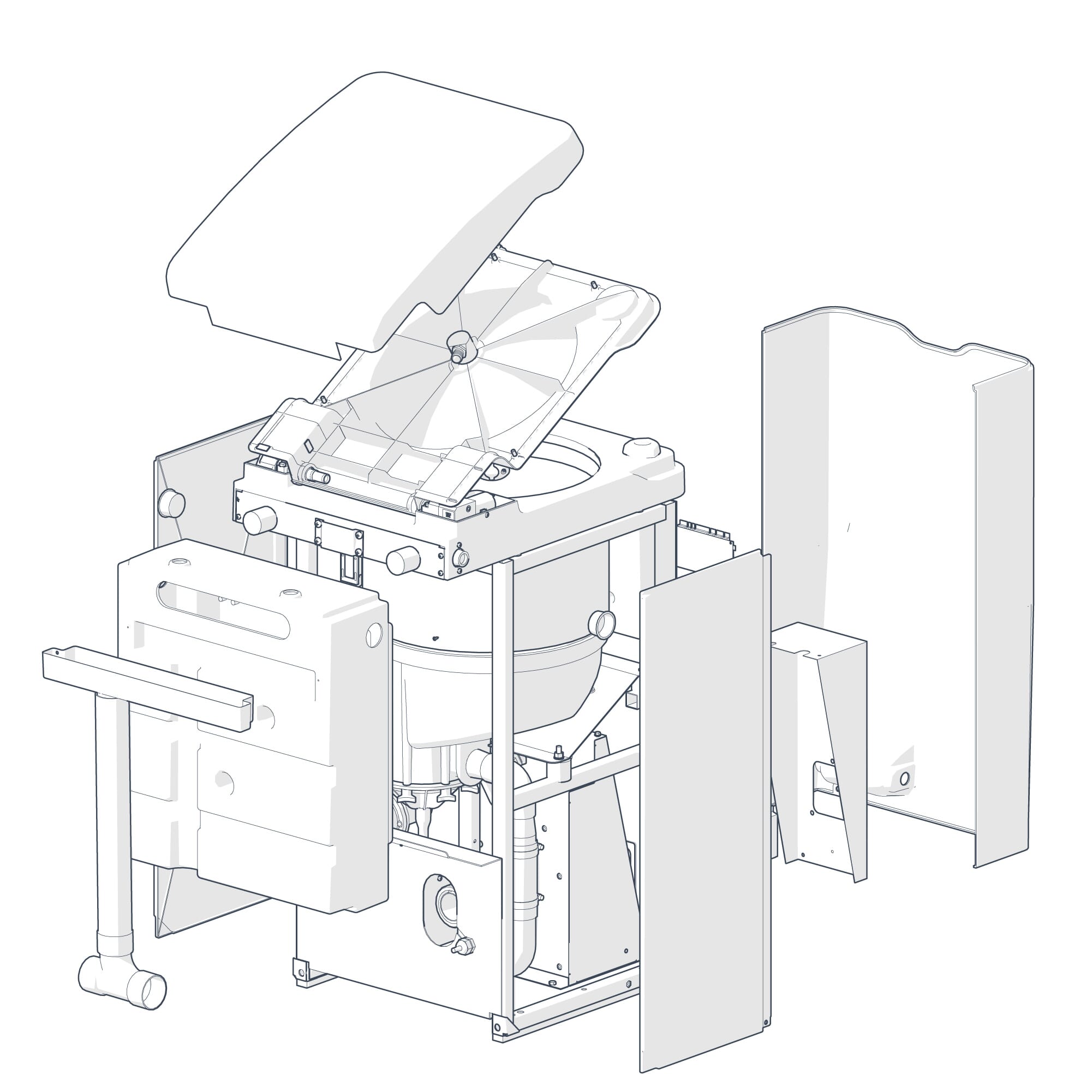 installation of a vortex air macerator exploded diagram