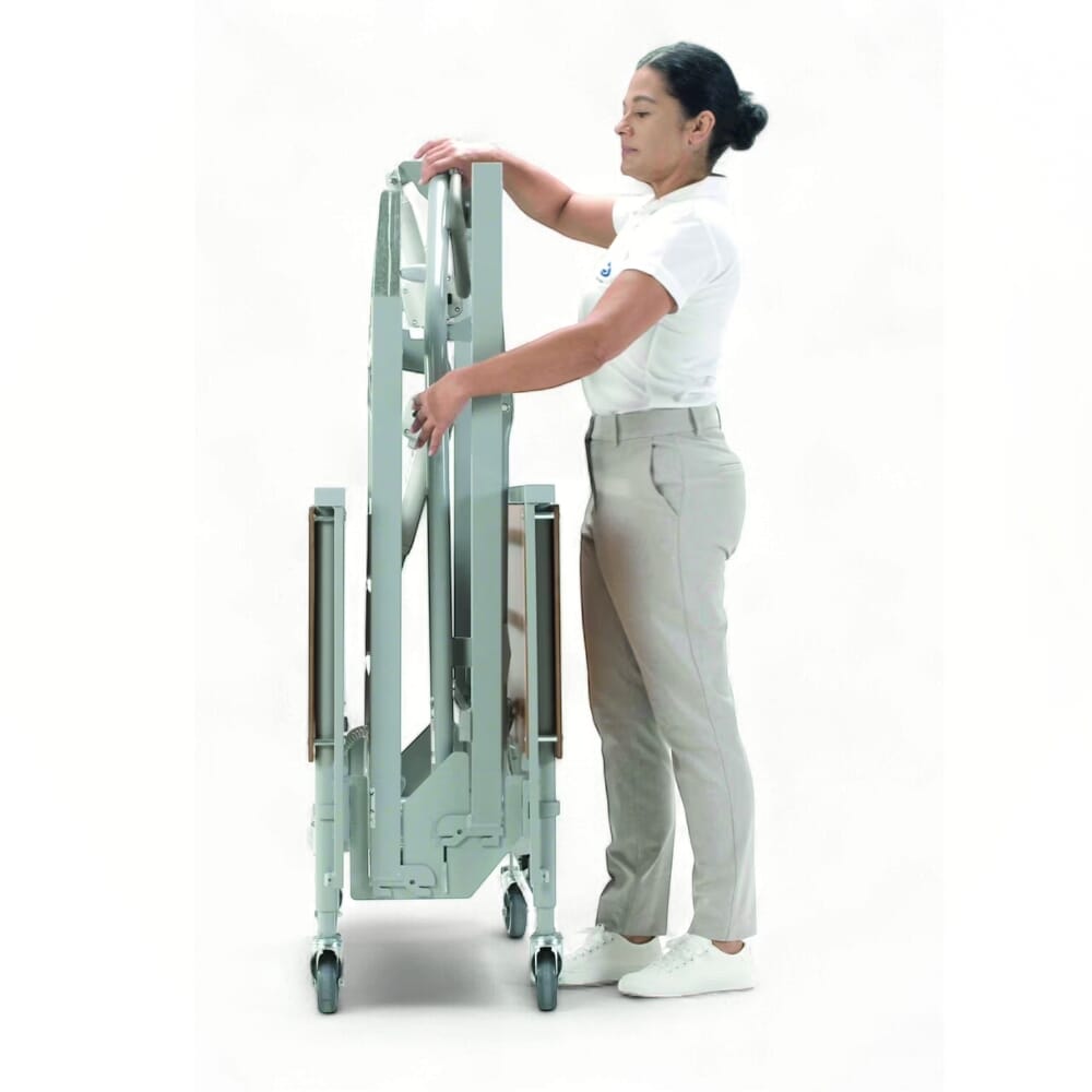 invacare accent profiling bed folded