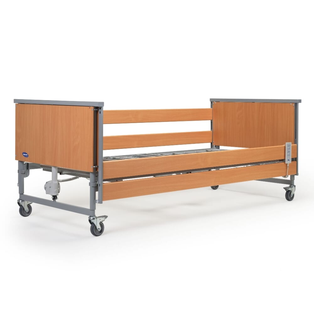 invacare accent profiling bed side down