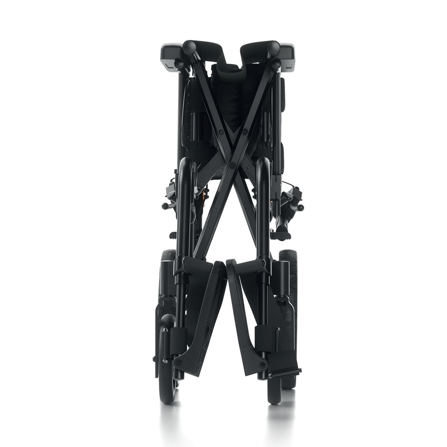 invacare action 2 attend control wheelchair folded