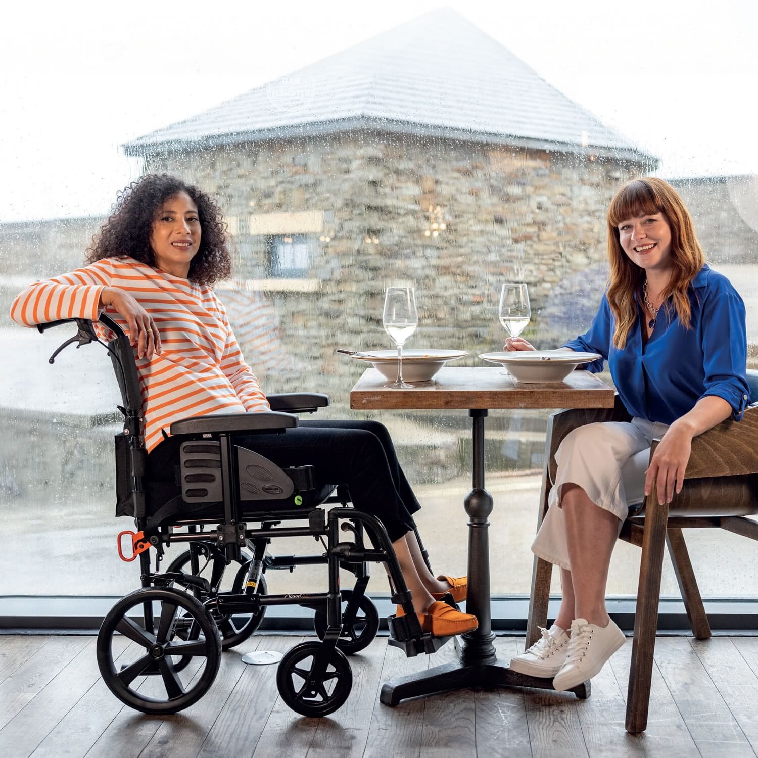 invacare action 2 attend control wheelchair out and about