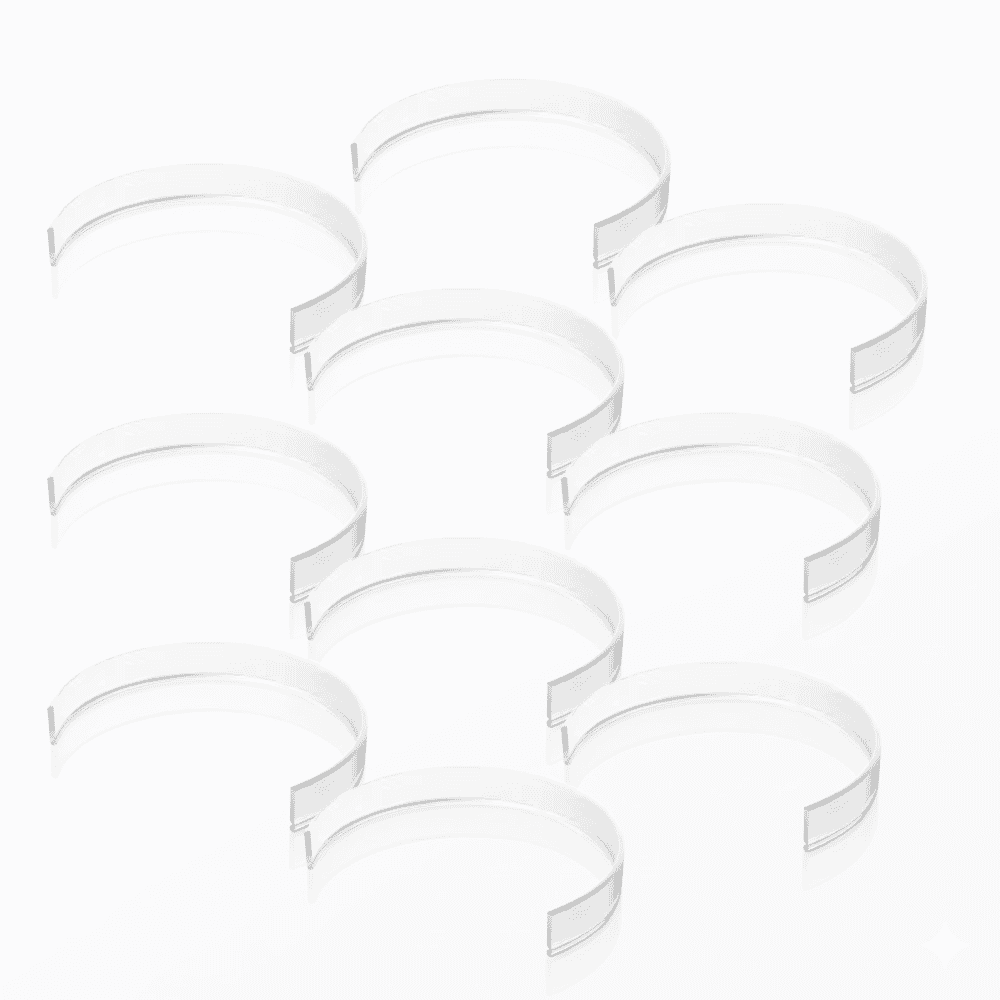 invisible plate surround large pack of 10
