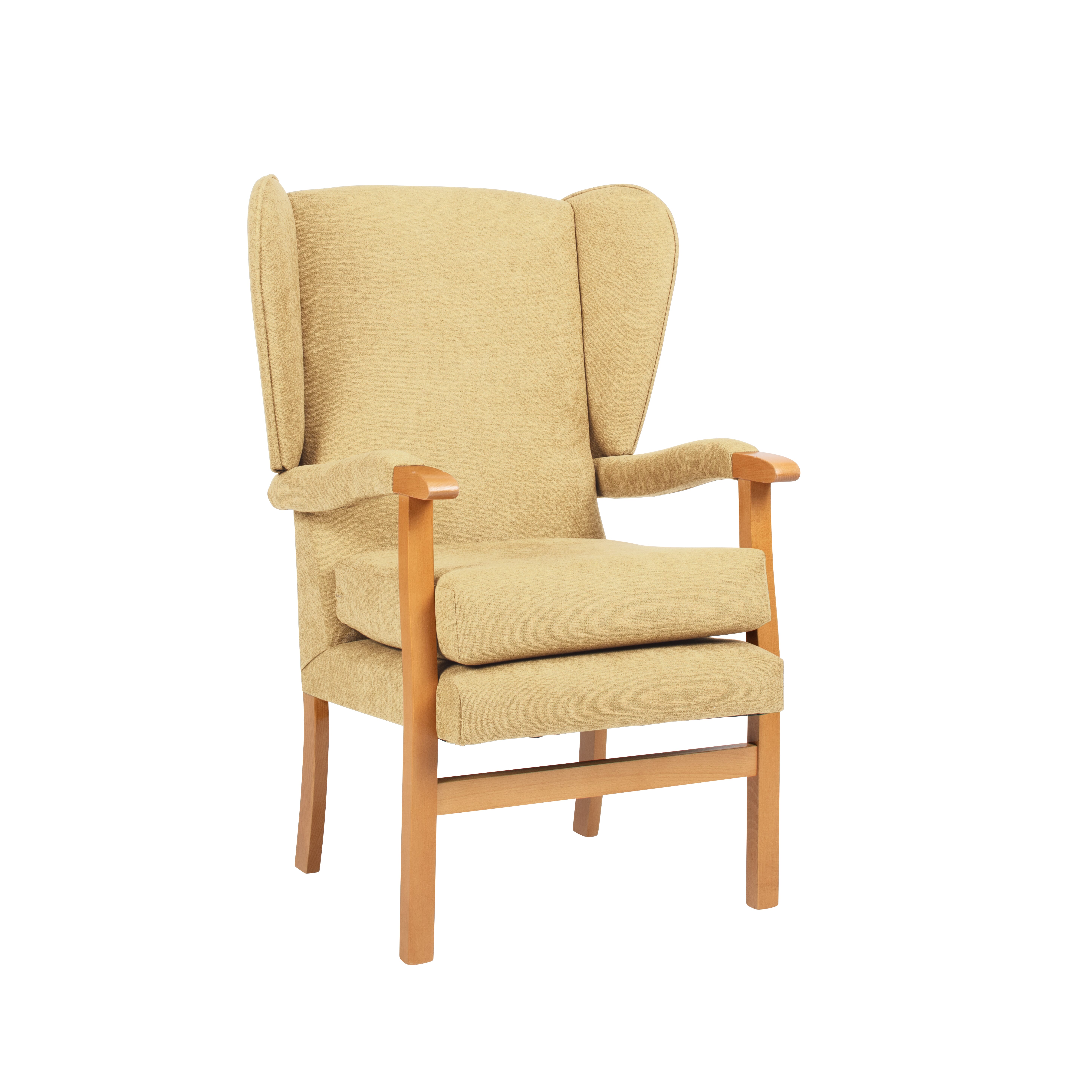 jubilee luxury fireside chair pale gold