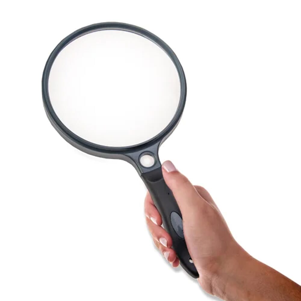 jumbo magnifying glass extra large in hand