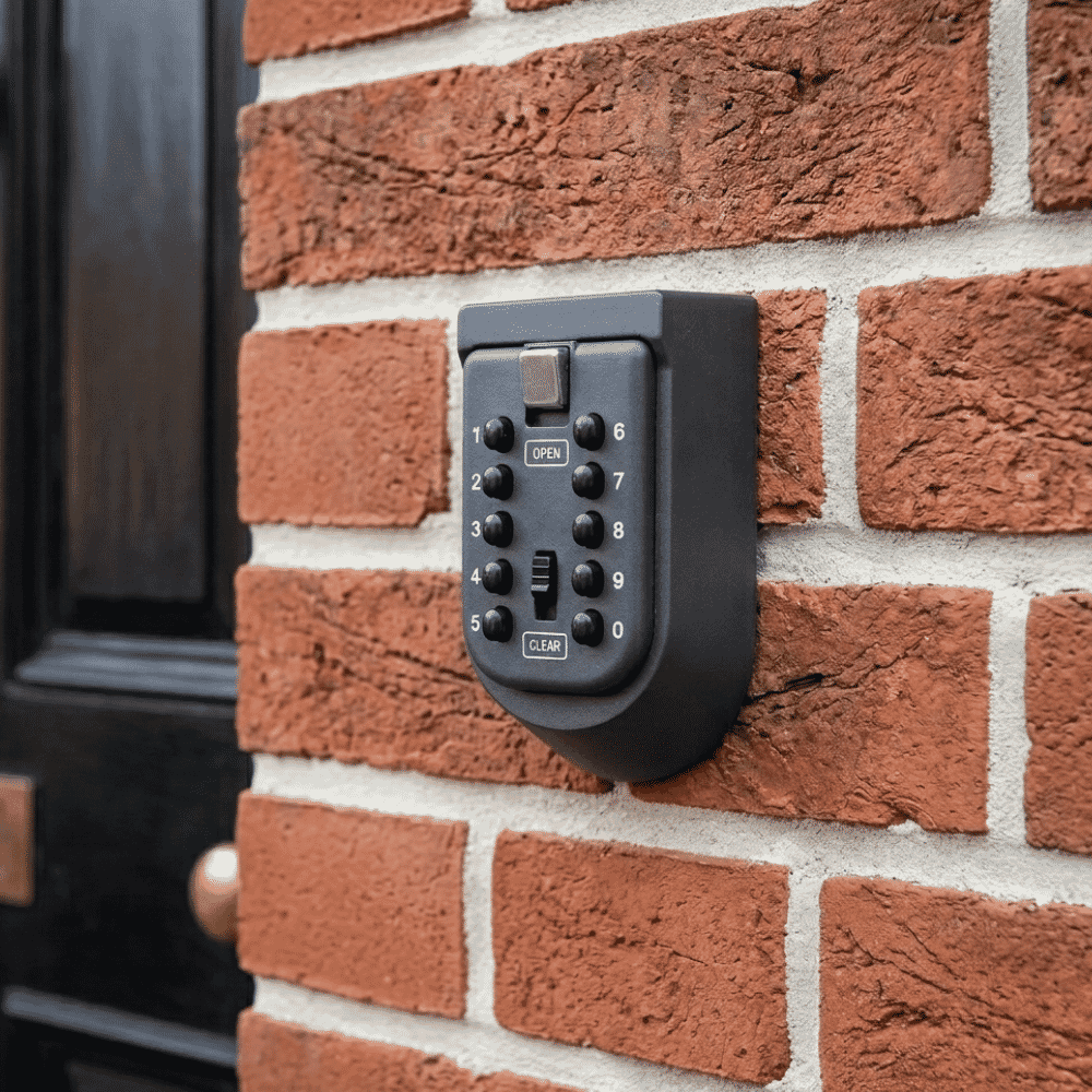 key safe on wall