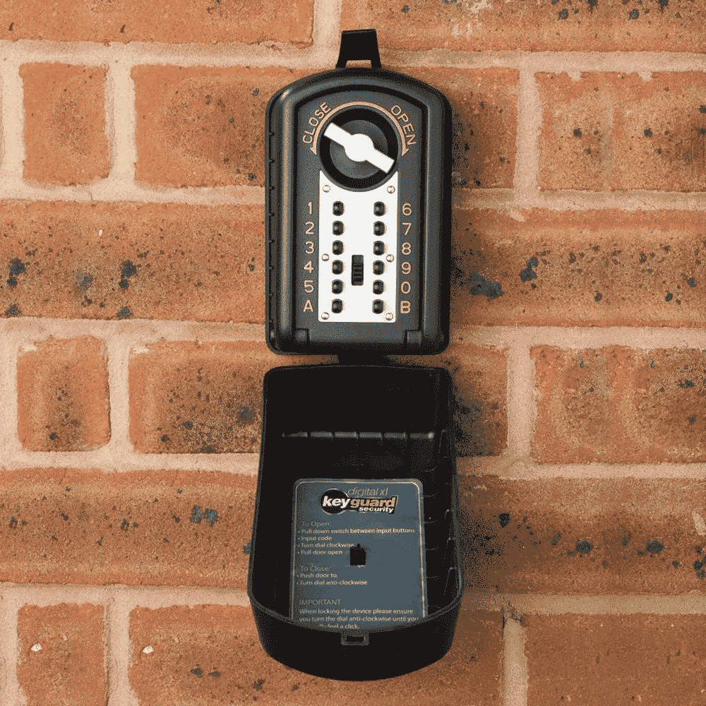 keyguard digital xl key safe wall mounted
