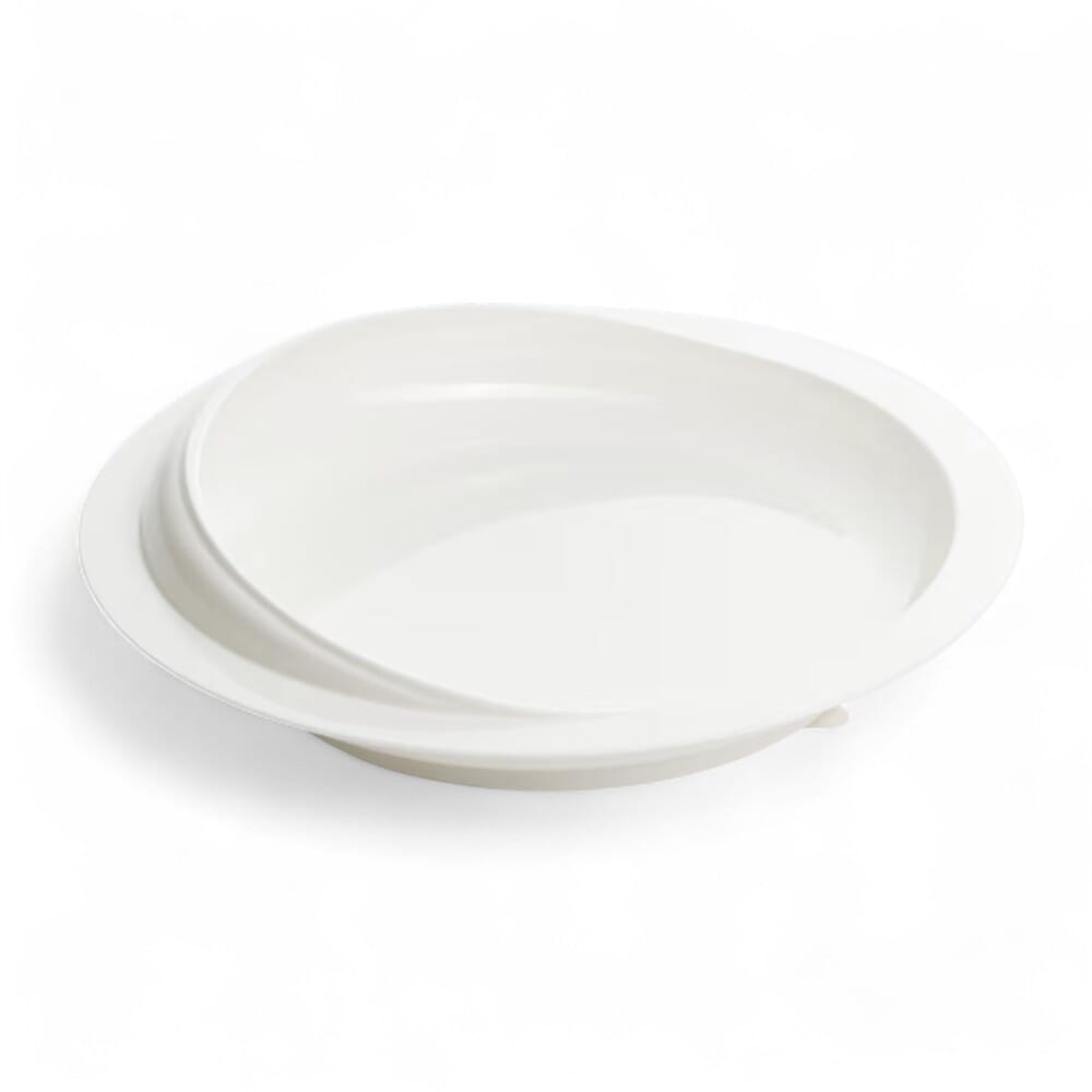 kids scoop dish white