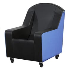 Kirton Stirling Chair - Black Dartex - Boxford Vinyl