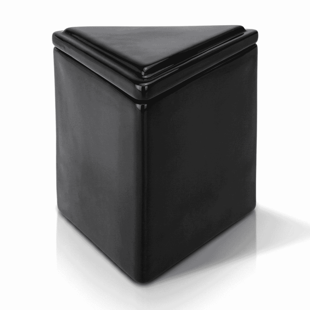 kitchen storage container black medium