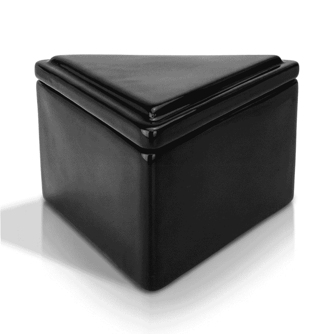 kitchen storage container black small