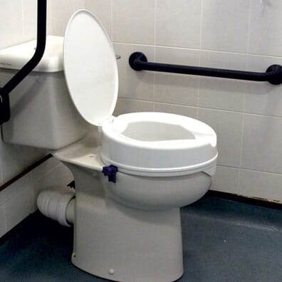 Economy Raised Toilet Seat with Lid