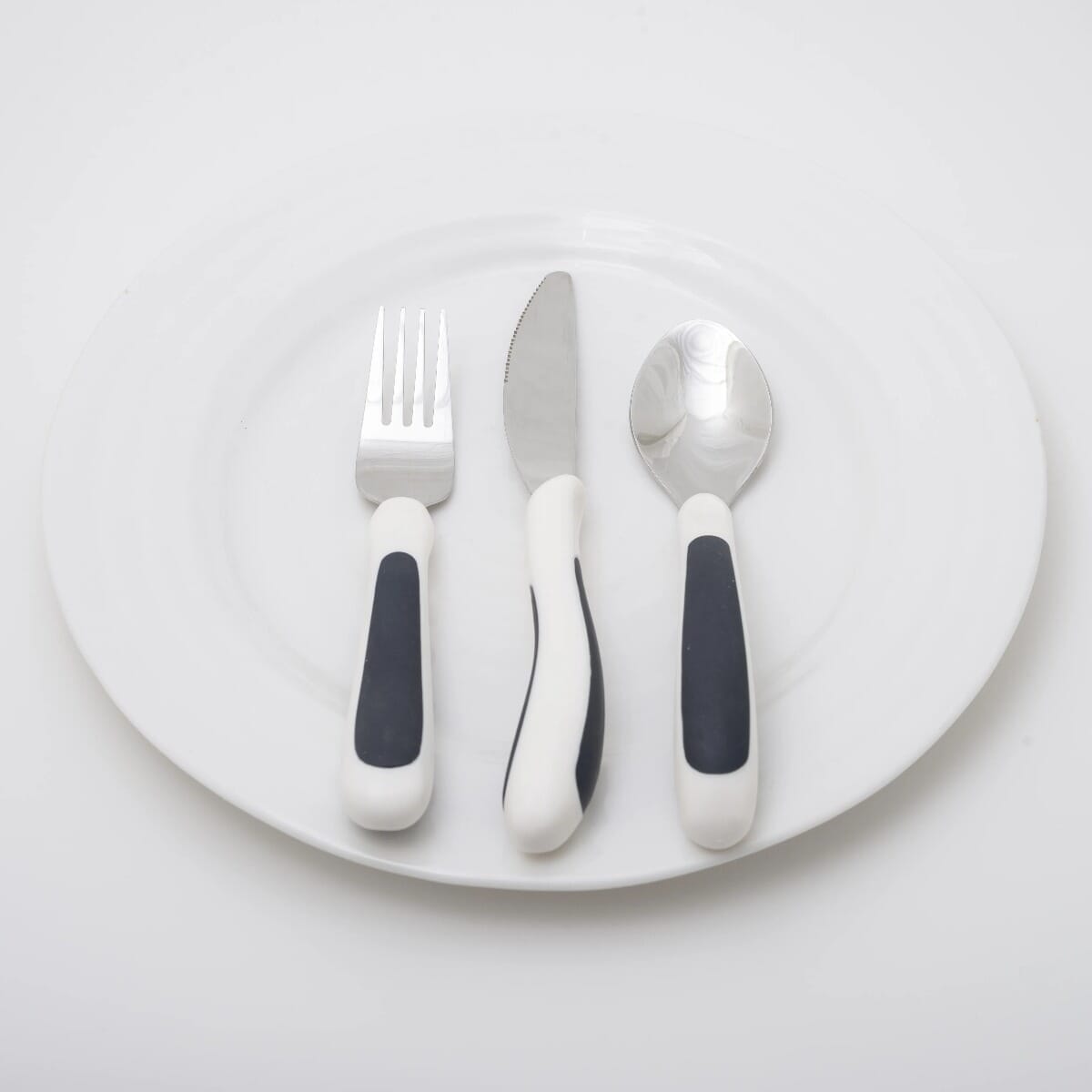 View Kura Care Adult Profiled Cutlery Set White information