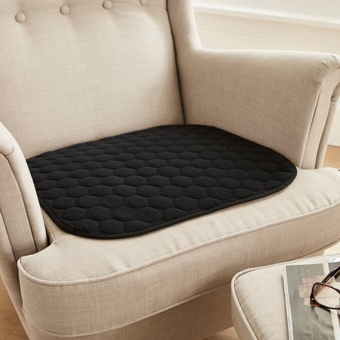 kylie chair pad 50 x 50cm black