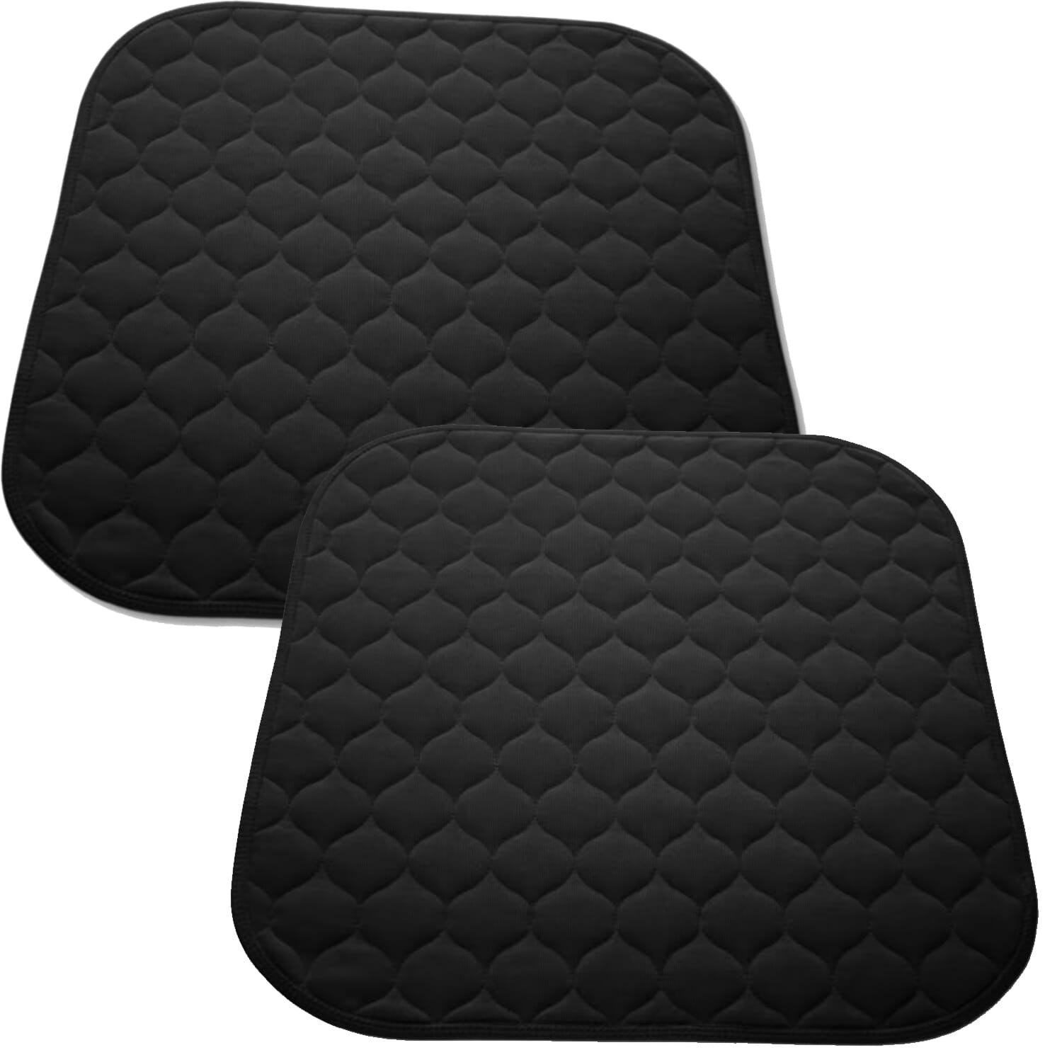 kylie washable seat pad black pack of 2