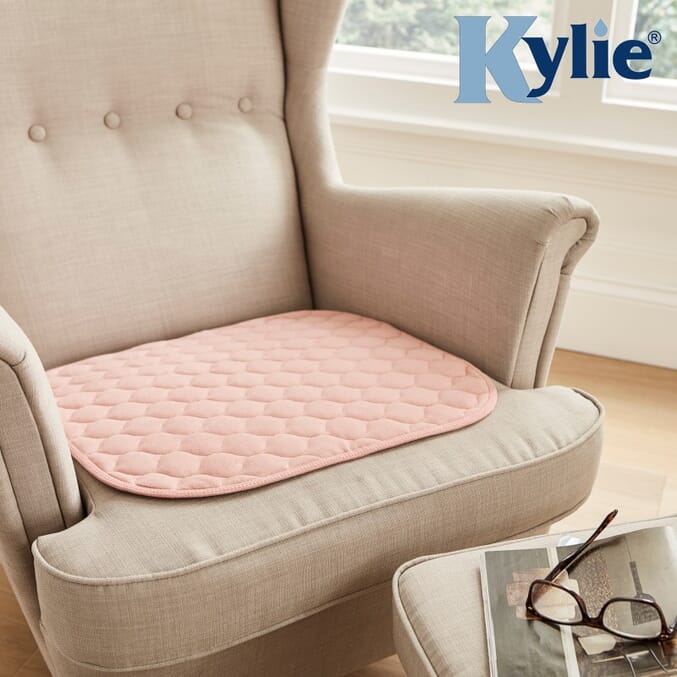kylie washable seat pad pink