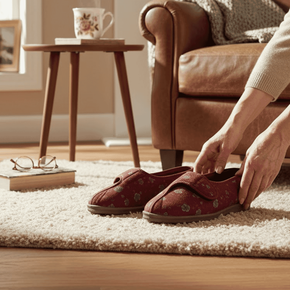 ladies diana slipper wine lifestyle