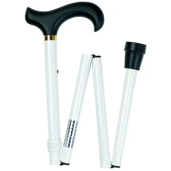 ladies white walking stick