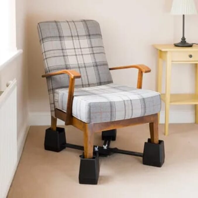 langham adjustable chair raiser in use