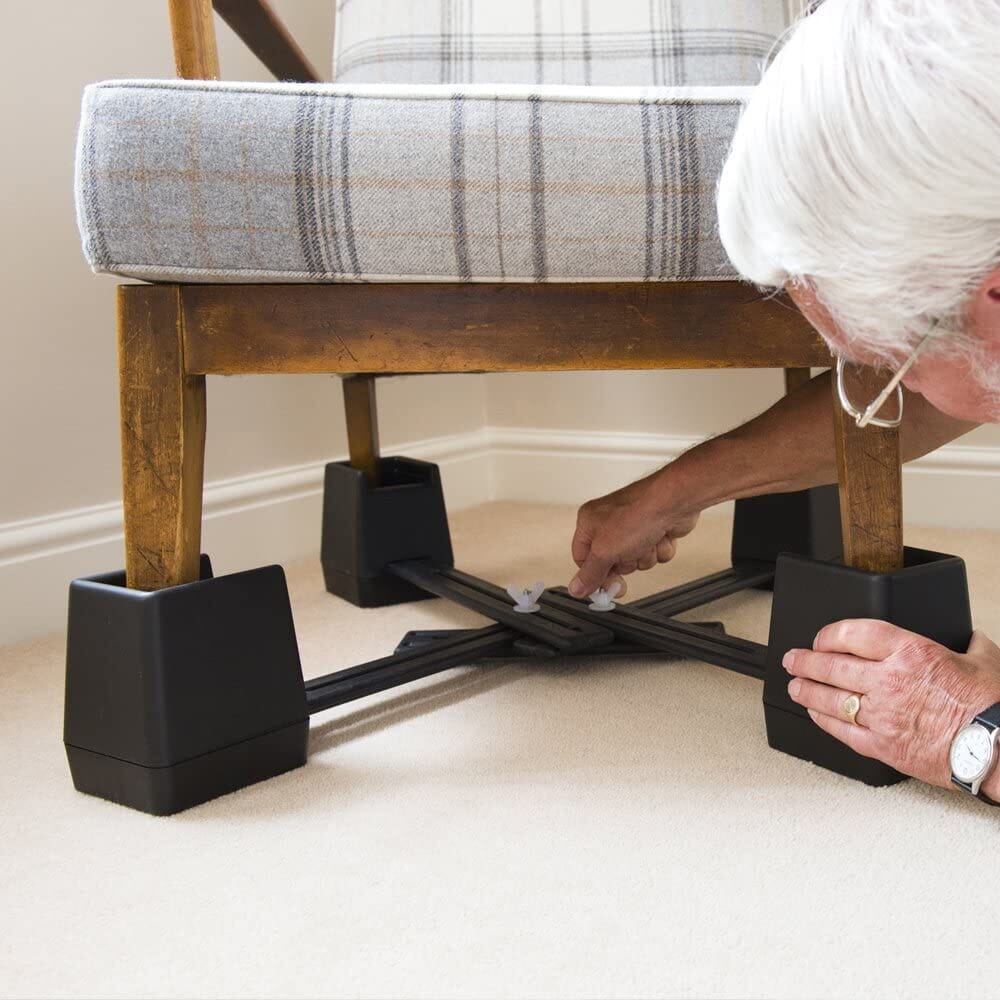langham adjustable chair raiser under chair