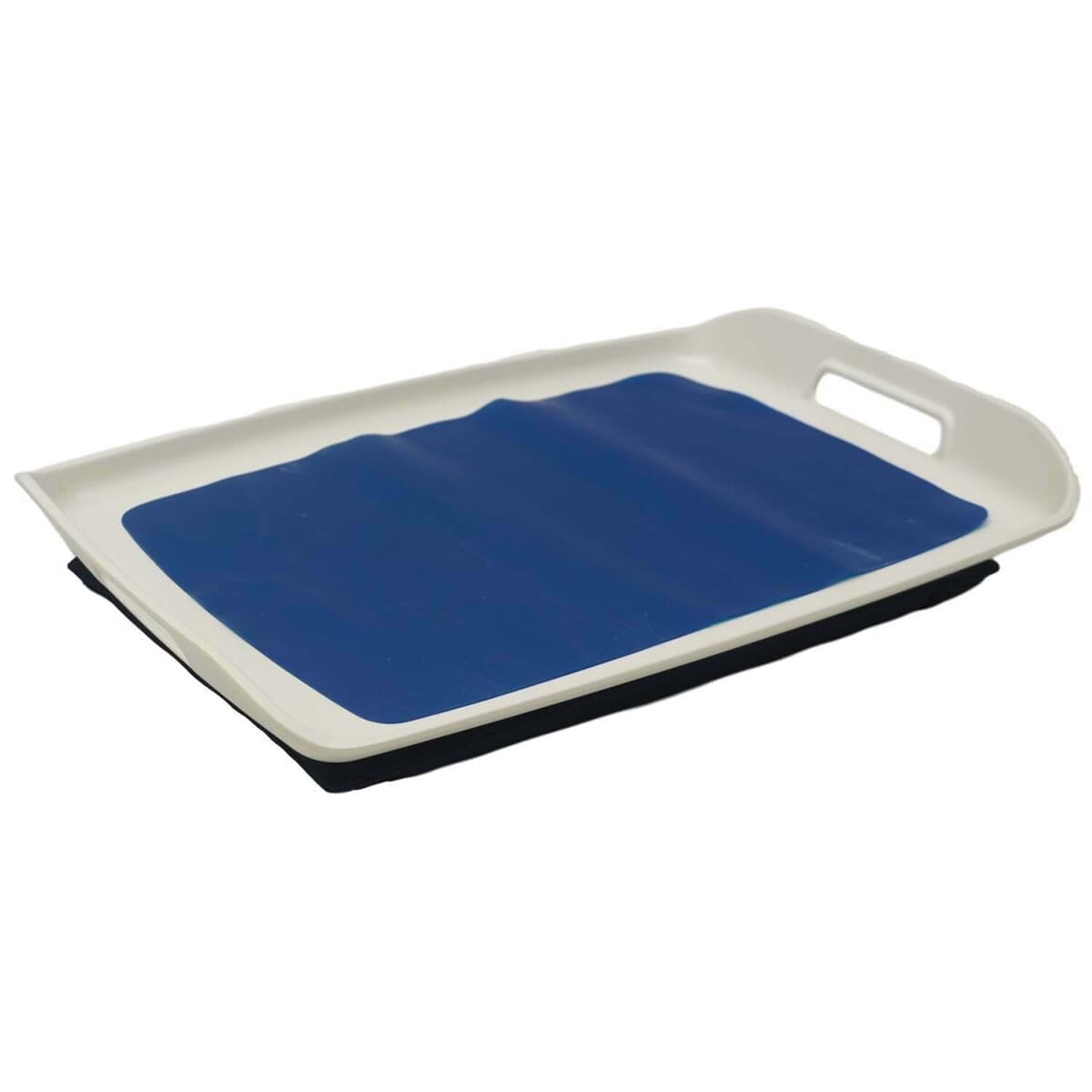 lap tray showing bean bag