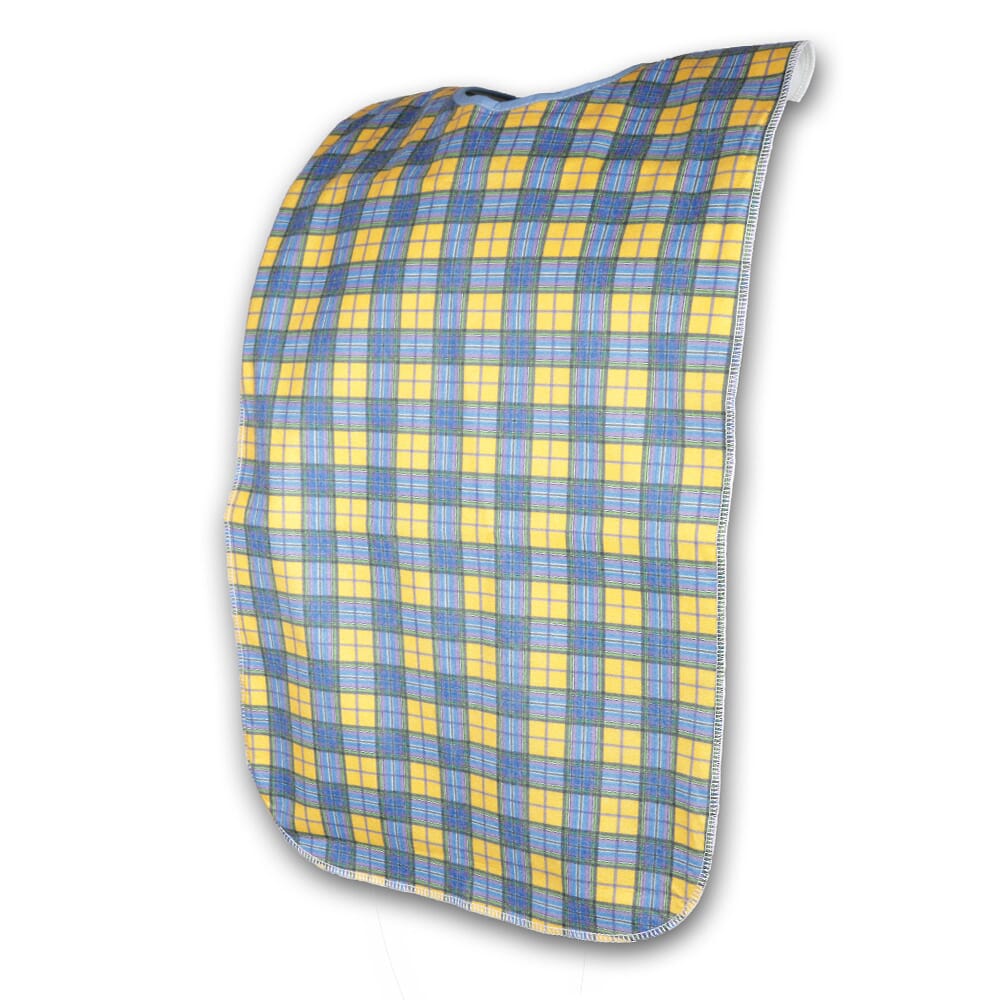 large clothing protector yellow check single
