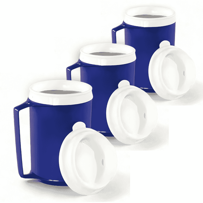 large insulated mug with lid pack of 3