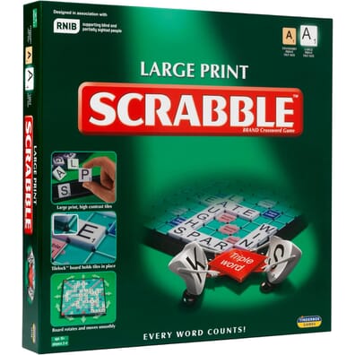 Large Letter Scrabble Game