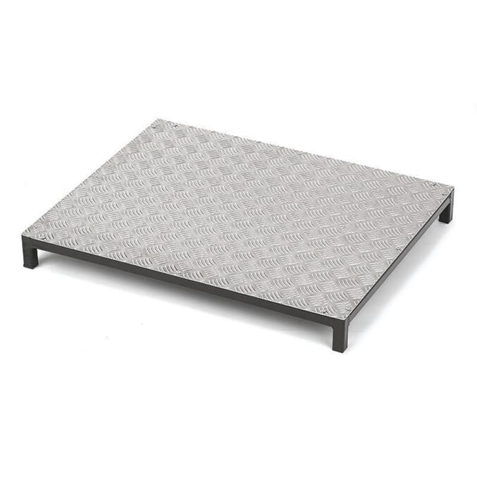 large metal half step