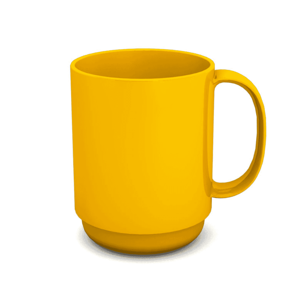 large mug yellow