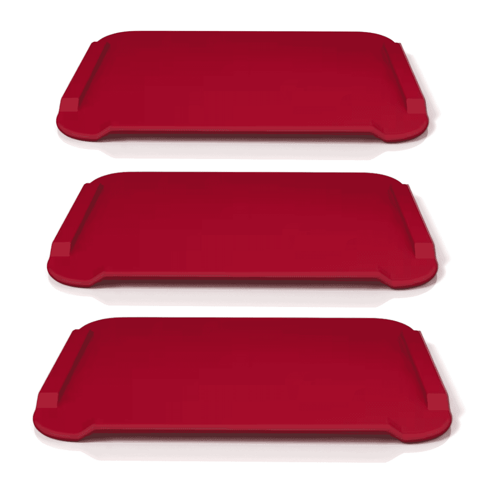 large non slip board red pack of 3