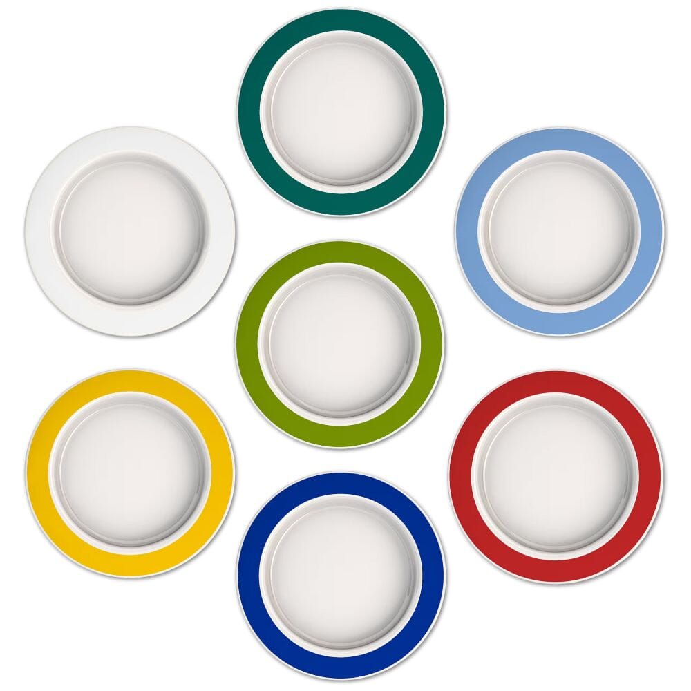 Large Plate with Sloped Base