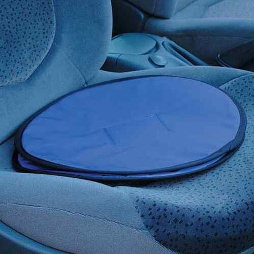 large rotating car cushion in car