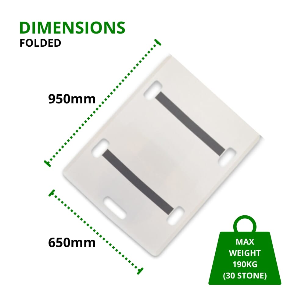 lateral transfer board folding folded dimensions