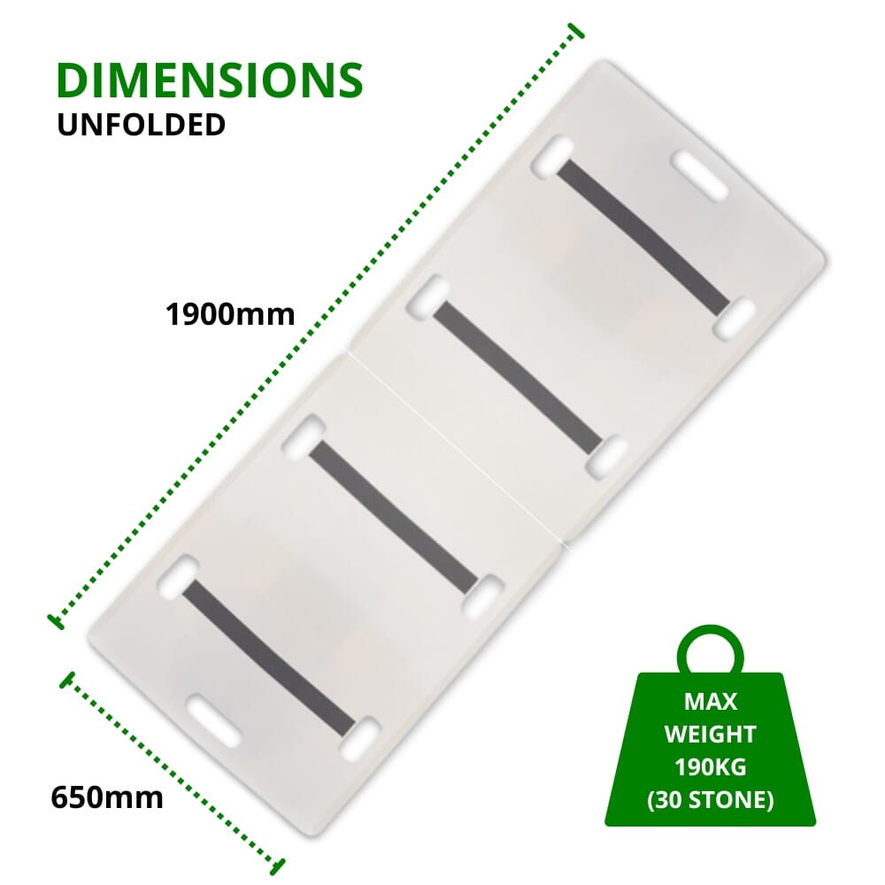 lateral transfer board folding unfolded dimnesions