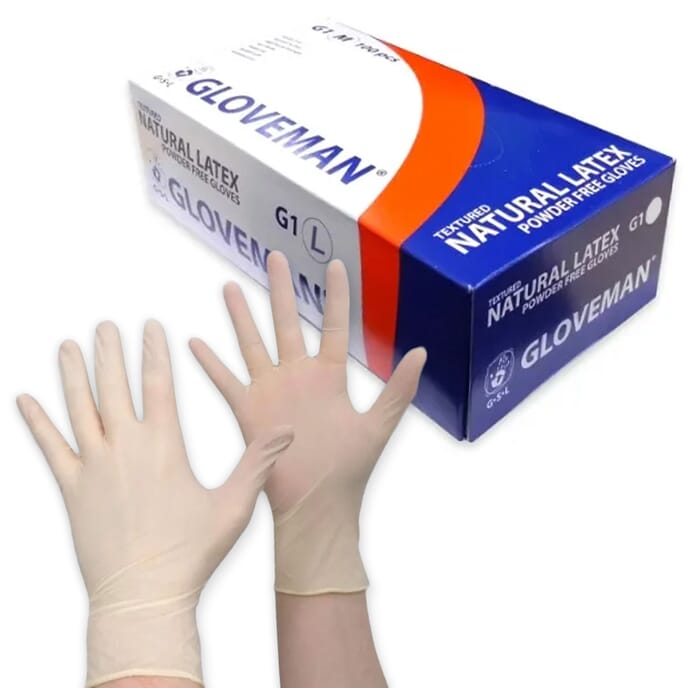 latex gloves large box of 100