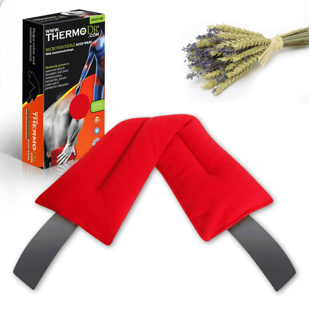 lavender heat wrap red