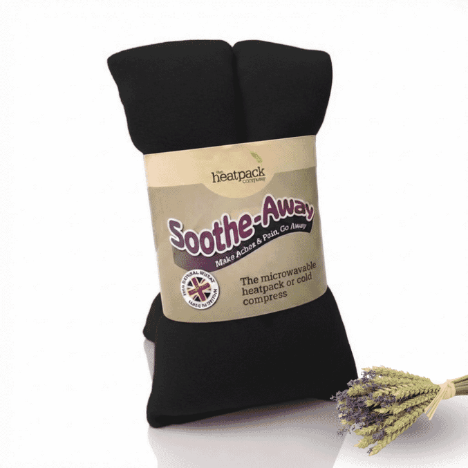 lavender wheat bag black