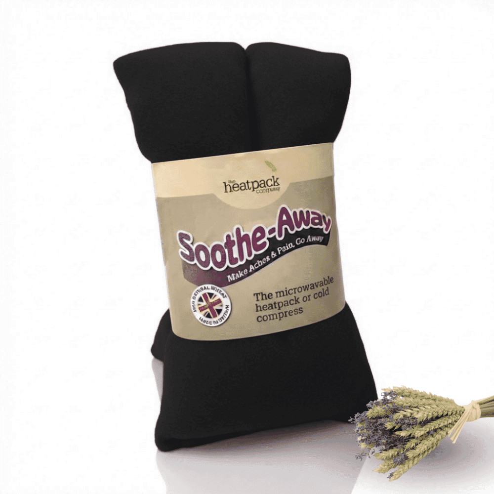 lavender wheat bag black