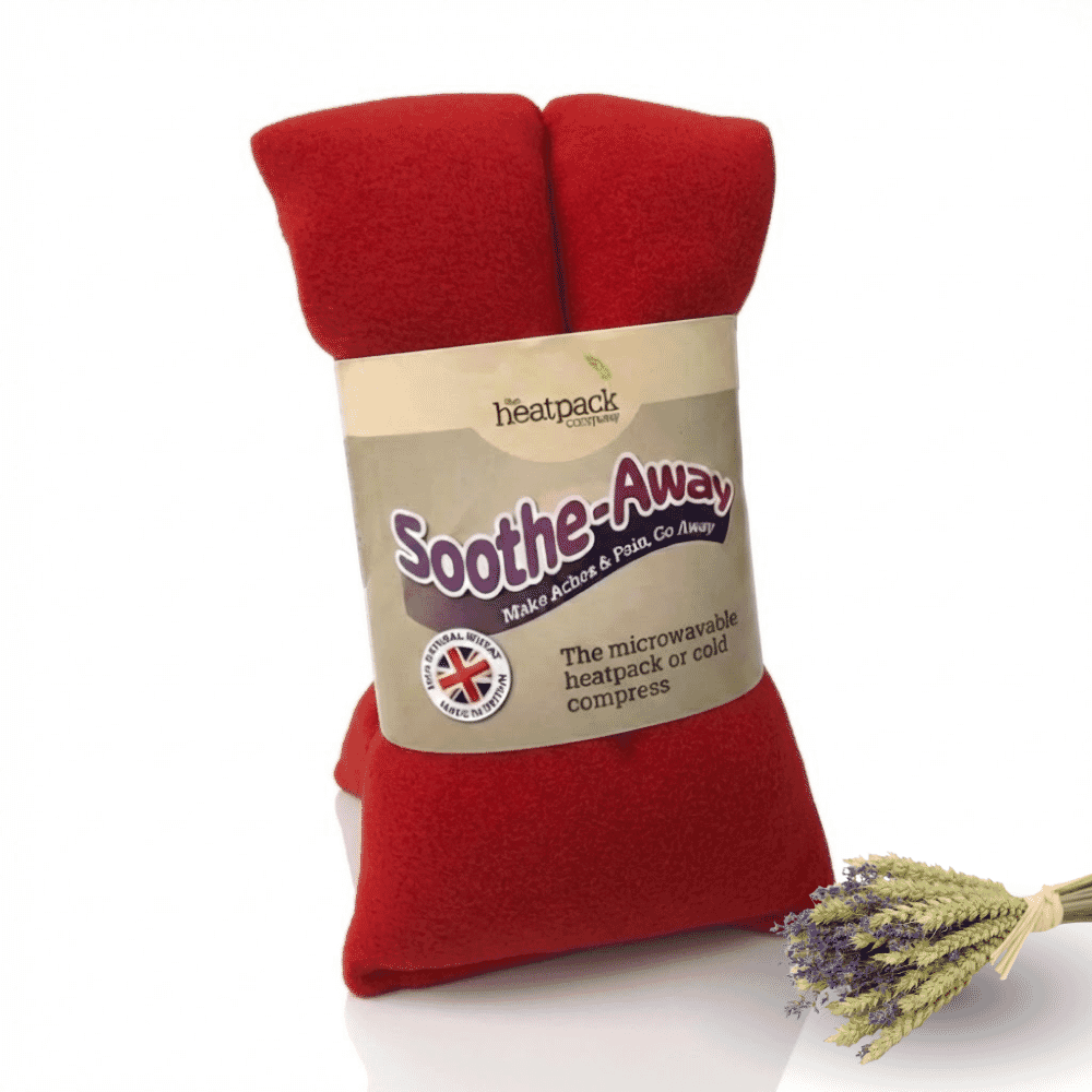 lavender wheat bag red