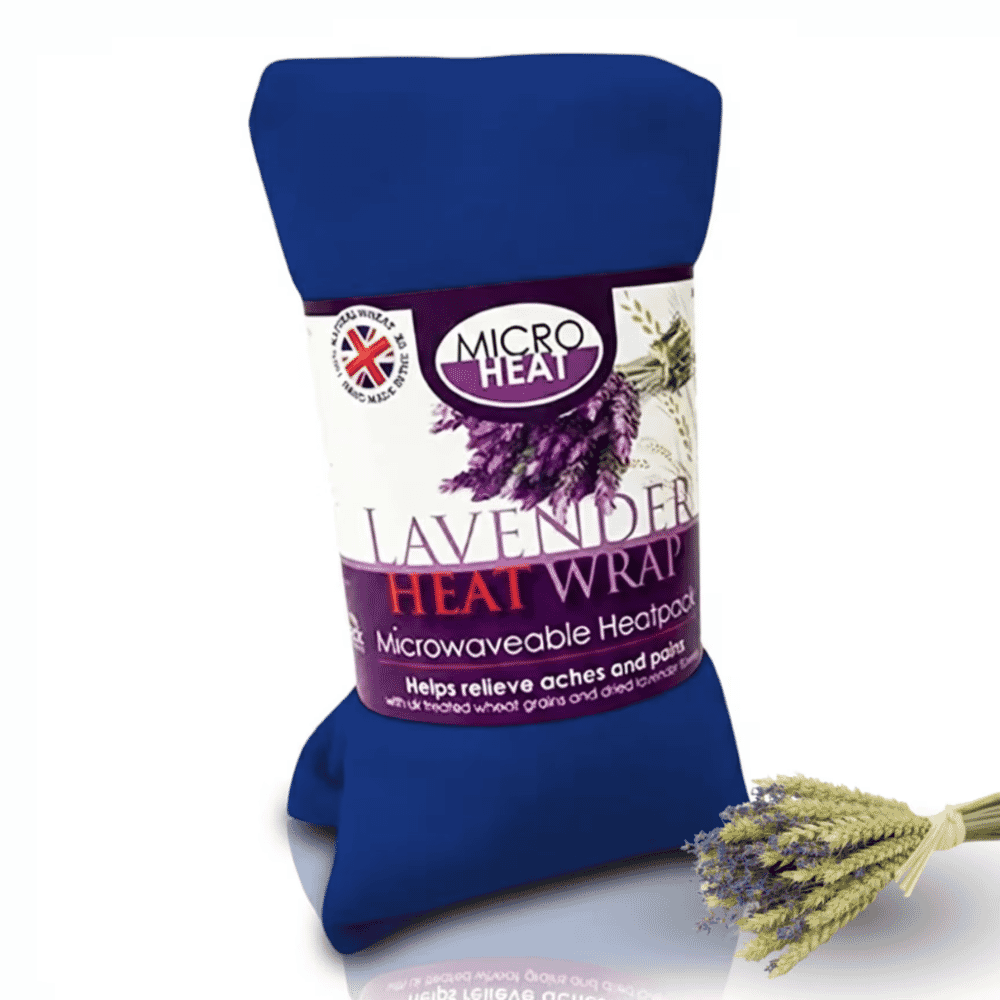 lavender wheat heat bag blue