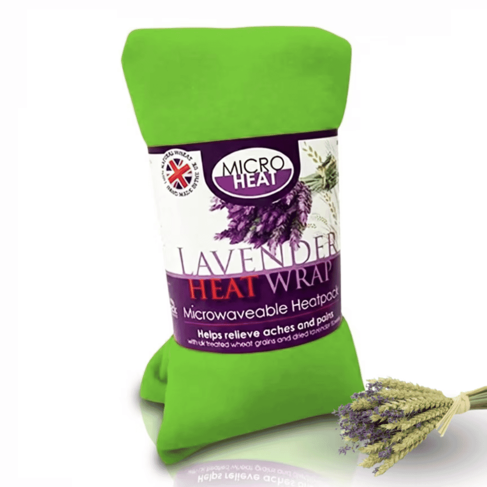 lavender wheat heat bag green
