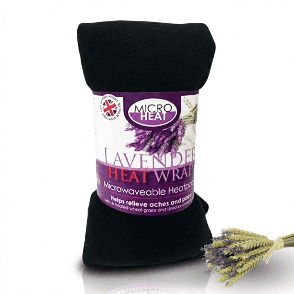 lavender wheat heat pack black